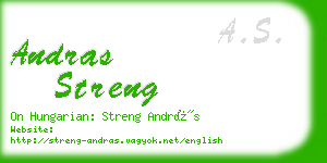 andras streng business card